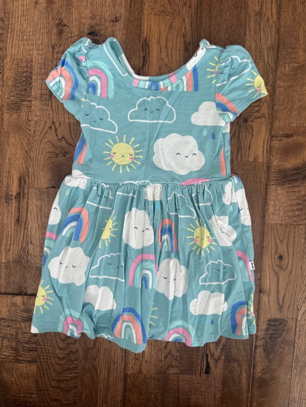 Little Sleepies Sunny Skies Twirl Dress With Bodysuit Toddler 18 24 Months A
